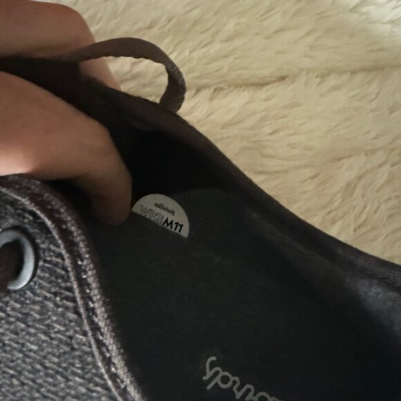 Allbirds Black Wool Pipers Everyday Sneaker, Mens Size 11 - Picture 5 of 6